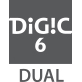 Dva DIGIC 6 procesora