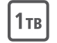 1 TB prostora za skladištenje